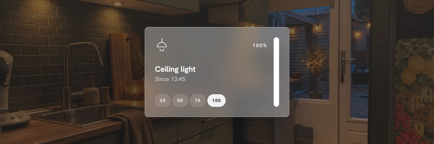 Light card, on