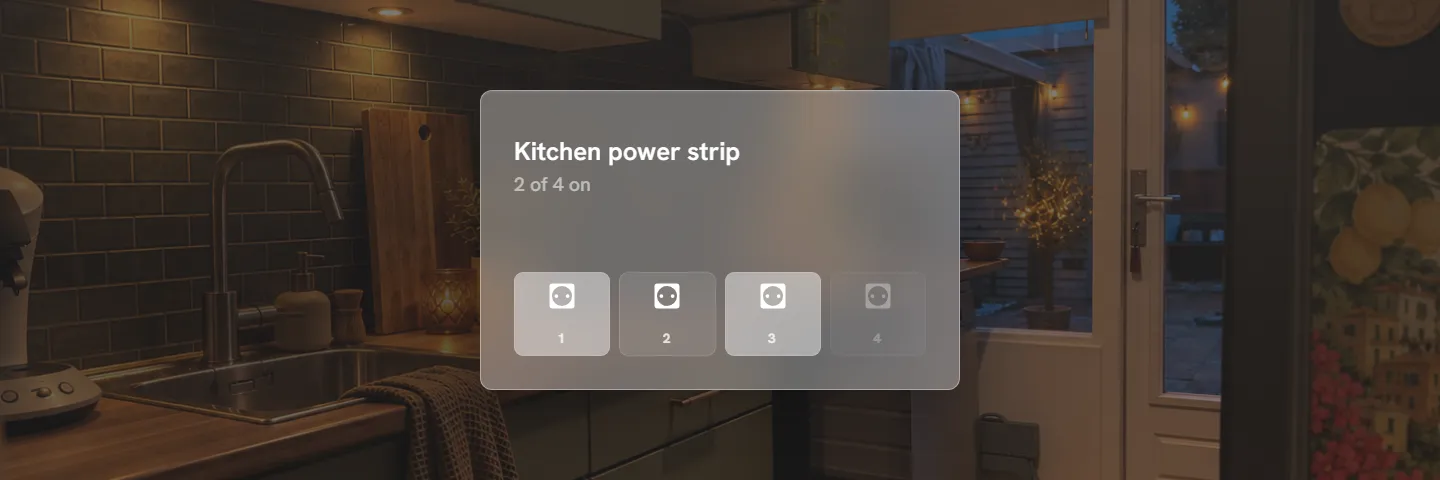 Power strip card