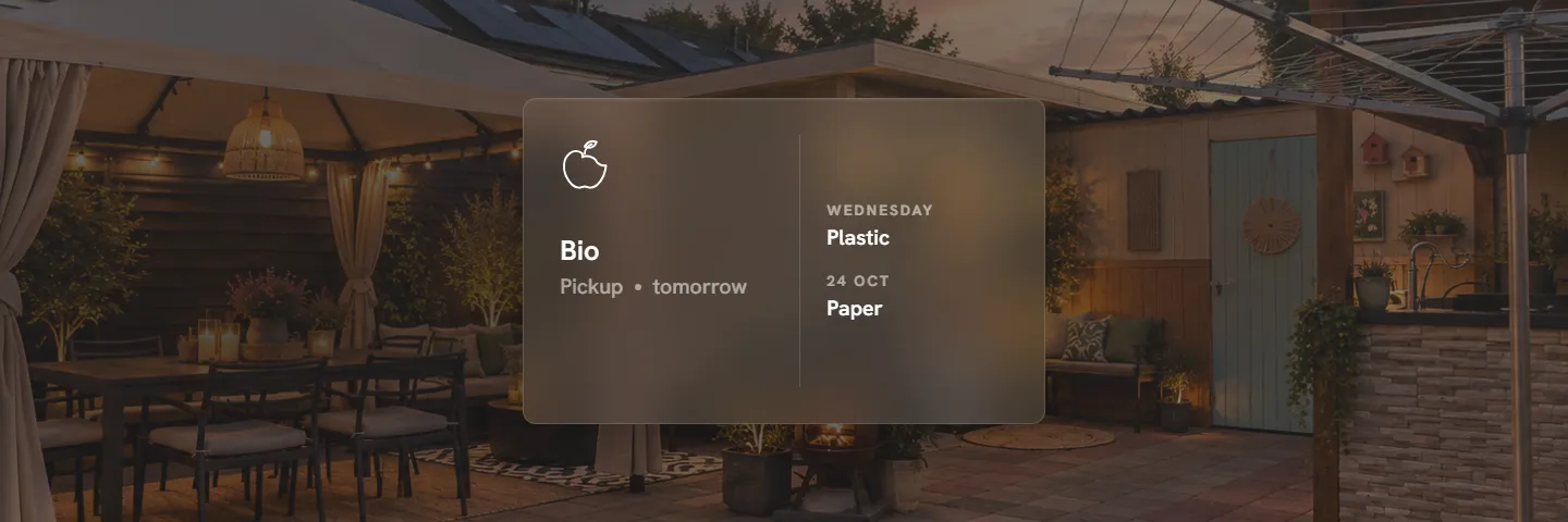 Waste card