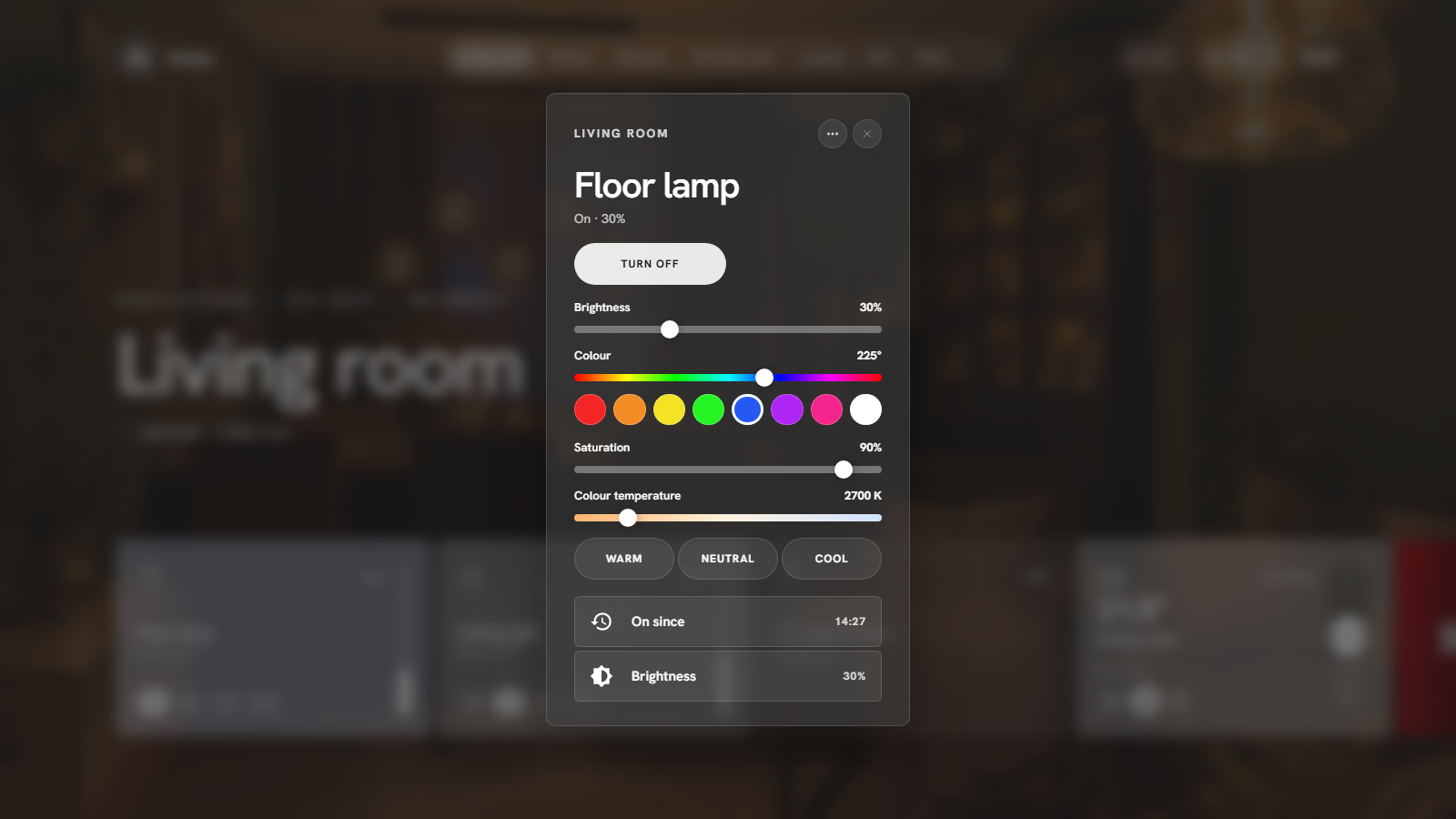 Light popup