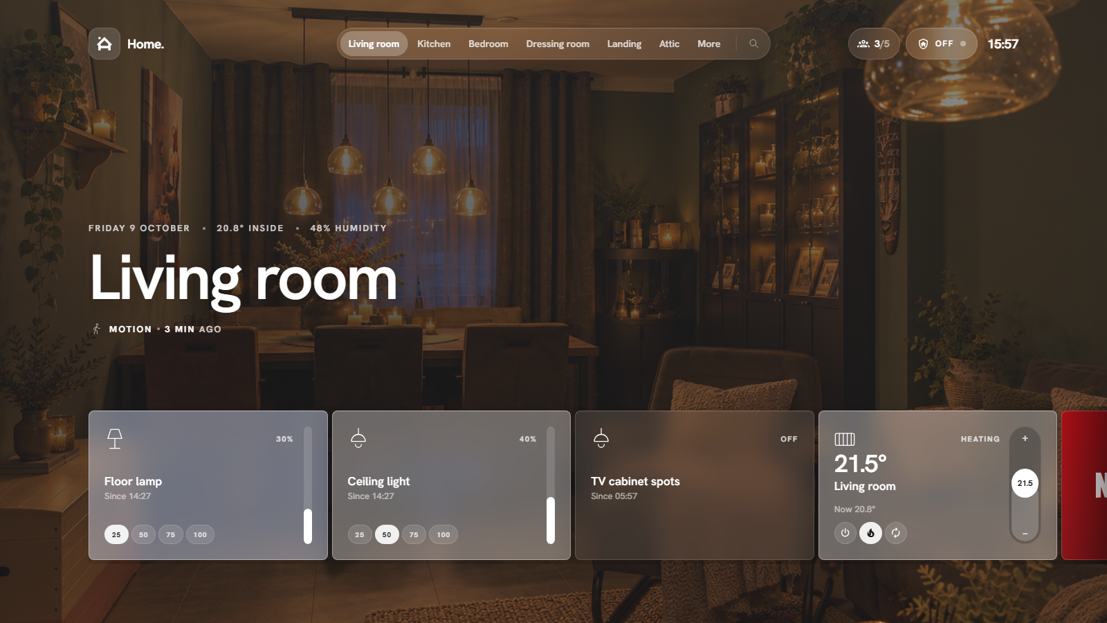 Room page